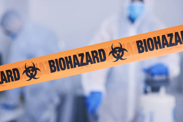 Professional Biohazard Cleanup technician working in Callaway, NE